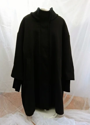 Wool Coat. Manteau. Abrigo estilo capa. Como nuevo. Woman, marque: WOMAN, état: Très bon état, taille: 4XL / 48 / 20, 35,00 €, 37,45 € Protection acheteurs incluse