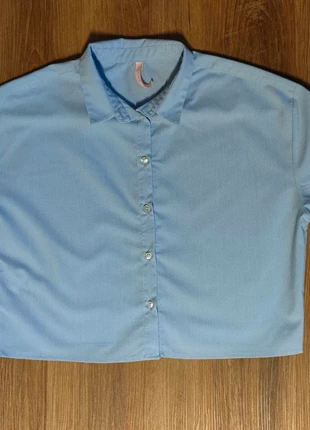 Blusa Branca Curta Imperial, marca: Imperial, estado: Muy bueno, tamaño: S / 36 / 8, 6,00 €, 7,00 € Protección al comprador incluida