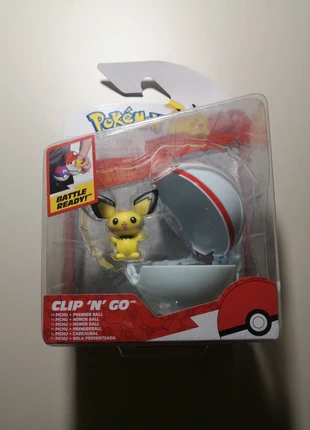 Pokémon Clip'n'go Pichu et Honor Ball sous blister, brand: Pokémon, condition: Very good, size: Preemie, up to 44cm, €14.90, €16.35 includes Buyer Protection