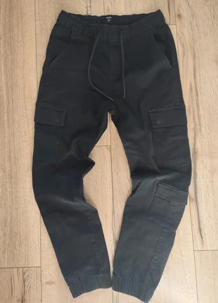 Pantalon cargo bleu marine/noir taille S, marque: Kiabi, état: Très bon état, taille: S, 4,00 €, 4,90 € Protection acheteurs incluse