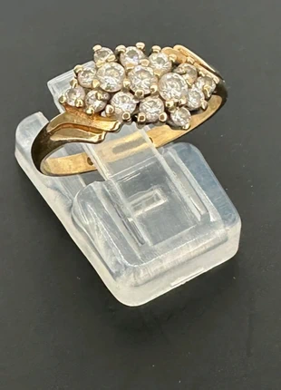 9ct CZ Ring Size Q 2.3 gram, condition: Good, size: 18.5 mm / Q½, £105.00, £110.95 includes Buyer Protection