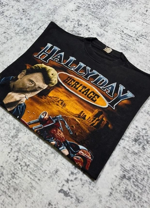 Tshirt Johnny Hallyday Heritage L Noir Musicmania Ample Large Oversize Vintage Retro Collector, marque: johnny hallyday, état: Très bon état, taille: L, 80,00 €, 84,70 € Protection acheteurs (Pro) incluse