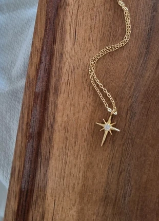 Collier pendentif étoile dorée, estado: Muito bom, €5.00, €5.95 inclui Proteção do Comprador Pro