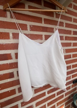 Top Lencero Blanco TRF de ZARA – Elegancia Minimalista, marque: Zara, état: Très bon état, taille: L / 40 / 12, 10,00 €, 11,20 € Protection acheteurs incluse