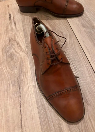 🥿 Chaussures J & W Dawson – Oxford Cap Toe en cuir marron cognac – Fait main, marca: Vintage Dressing, estado: Muito bom, tamanho: 42, €70.00, €74.20 inclui Proteção do Comprador