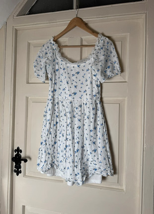 Daisy Street Floral Mini Dress / Cotton Dress, brand: Daisy Street, condition: Very good, size: L / 12, £3.50, £4.38 includes Buyer Protection