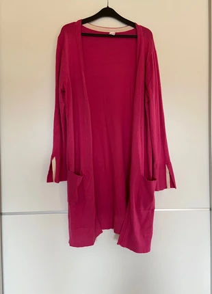 Pinker Cardigan lang Taschen Offen Schlitz unten und Ärmel, marque: Sonstiges, état: Très bon état, taille: L / 40 / 12, 7,00 €, 8,05 € Protection acheteurs incluse