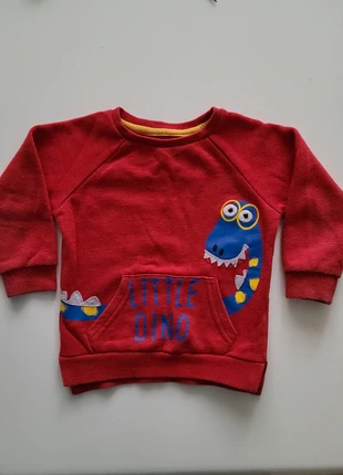 Sweat-shirt rouge motif dinosaure, enfant, Primark, marke: Primark, zustand: Gut, größe: 18–24 Monate / 86, 2,80 €, 3,64 € inklusive Vinted-Käuferschutz