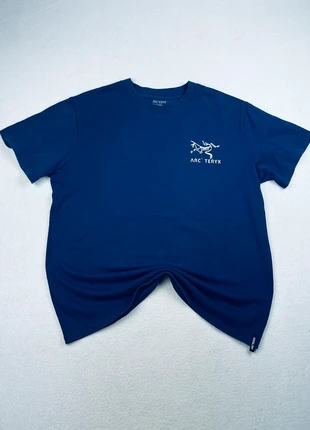 T Shirt Arc’teryx Manches Courtes Coton Bleu Print Dos Y2K - Taille S/M, marca: Arc'teryx, estado: Muito bom, tamanho: S, €39.90, €42.60 inclui Proteção do Comprador