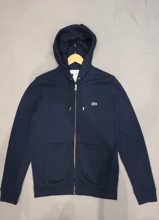 Felpa con zip Lacoste Blue, marca: Lacoste, estado: Novo com etiquetas, tamanho: M, €120.00, €126.70 inclui Proteção do Comprador