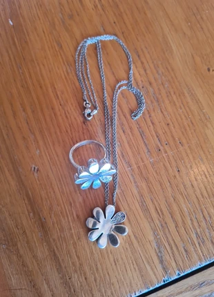Bague collier fleur argent, brand: Argent, condition: Very good, €36.00, €38.50 includes Buyer Protection
