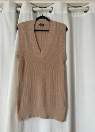 Pull sans manches marron - Taille XS, condizioni: Nuovo senza cartellino, taglia: XS / IT 38 / EU 34, €10.00, €11.20 include la Protezione acquisti