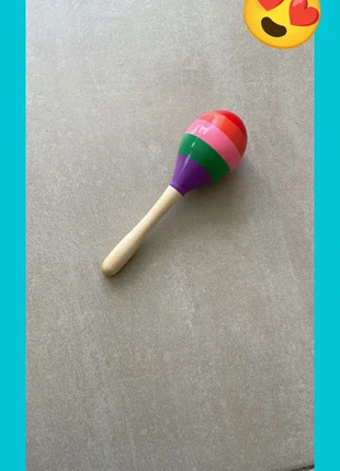 Maracas pour bébé montessori, merk: Bois, staat: Nieuw zonder prijskaartje, maat: 24-36 maanden / 92 cm, € 10,06, € 11,26 inclusief Kopersbescherming