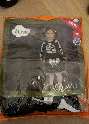 Déguisement robe squelette, marke: Atosa, zustand: Neu, größe: 18–24 Monate / 86, 5,00 €, 5,95 € inklusive Vinted-Käuferschutz