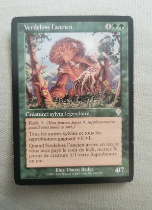 Magic The Gathering Verdeloss l'ancien, merk: Magic: The Gathering, staat: Goed, € 1,00, € 1,75 inclusief Kopersbescherming