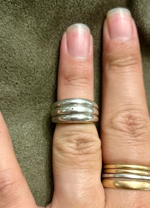 Bague design en argent massif, marca: Argent, estado: Muito bom, tamanho: 16,5 mm Ø / 12, €42.95, €45.80 inclui Proteção do Comprador Pro