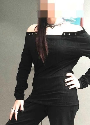 Haut à pics gothique cyber Devil Fashion taille M Neuf, marke: Devil Fashion, zustand: Neu, mit Etikett, größe: M / 38 / 10, 30,00 €, 32,20 € inklusive Vinted-Käuferschutz