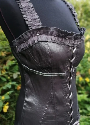 Bustier gris irisé, brand: LOVIE, condition: New with tags, size: XL / 42 / 14, €29.00, €31.15 includes Buyer Protection
