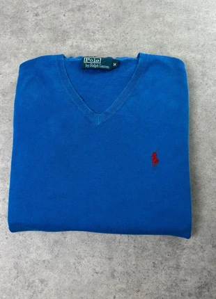 Pull col V Ralph Lauren taille M bleu, marke: Ralph Lauren, zustand: Sehr gut, größe: M / 38 / 10, 39,00 €, 41,65 € inklusive Vinted-Käuferschutz