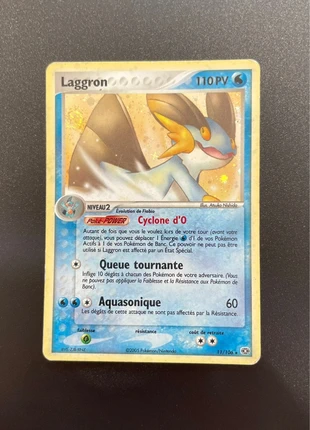 Carte Pokémon Laggron Holo – Bloc EX Émeraude – VF – État Played, brand: Pokémon, condizioni: Buone, €22.00, €23.80 include la Protezione acquisti