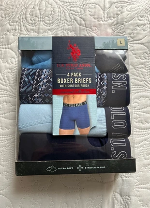 Lot 4 boxers US Polo ASSN. , neuf avec étiquette, élastique et doux avec logo sur la ceinture, marca: U.S. Polo Assn., estado: Novo com etiquetas, tamanho: L, €43.00, €45.85 inclui Proteção do Comprador
