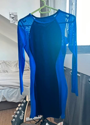 Mini-robe de soirée moulante sexy en velours bi-matière, marke: Vintage, zustand: Neu, größe: XS / 34 / 6, 5,00 €, 5,95 € inklusive Vinted-Käuferschutz