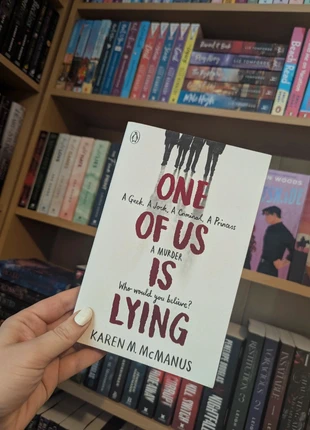 One of us is Lying Sprayed edge paperback, condition: New without tags, £1.00, £1.75 includes Buyer Protection