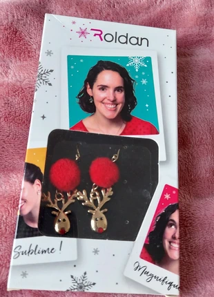 Boucles d'Oreilles de Noël - Rennes - Roldan, brand: Roldan, condizioni: Nuovo con cartellino, €1.00, €1.75 include la Protezione acquisti