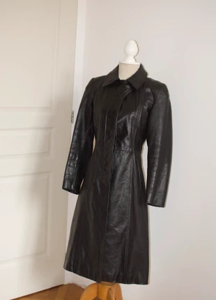 Veste cintrée vintage en cuir noir années 90, marque: Vintage, état: Très bon état, taille: XS / 34 / 6, 99,00 €, 104,65 € Protection acheteurs (Pro) incluse