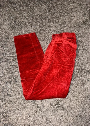 Pantalon En Velours Côtelé / Corduroy Next rouge coton cotelé coupe slim taille 42, merk: Vintage Dressing, staat: Heel goed, maat: XL / 42 / 14, € 13,00, € 14,35 inclusief Kopersbescherming