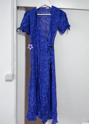 Robe longue été violette zébrée, brand: Zara, condition: New with tags, size: S / 36 / 8, €5.00, €5.95 includes Buyer Protection