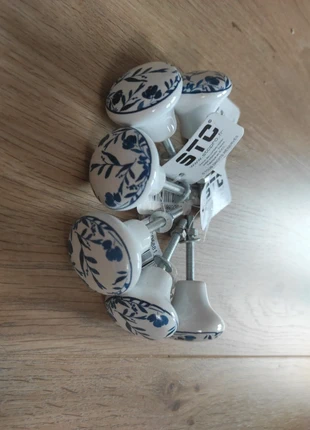 Boutons poignées de porte style fleurs couleur bleu et blanc, marca: Inconnu, estado: Muy bueno, 18,00 €, 19,60 € Protección al comprador incluida