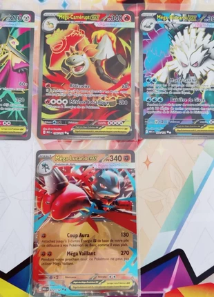 Lot de cartes Méga Évolutions (162,156,157,077), brand: Pokémon, condition: New without tags, €22.00, €23.80 includes Buyer Protection Pro