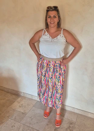 Jupe mi longue, marca: les pimpées, estado: Nuevo con etiquetas, tamaño: 4XL / 48 / 20, 20,00 €, 21,70 € Protección al comprador Pro incluida