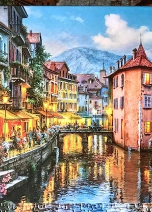 Puzzle Cherry Pazzi Evening in Annecy 1000 pièces, marca: cherry pazzi, estado: Muito bom, €8.00, €9.10 inclui Proteção do Comprador