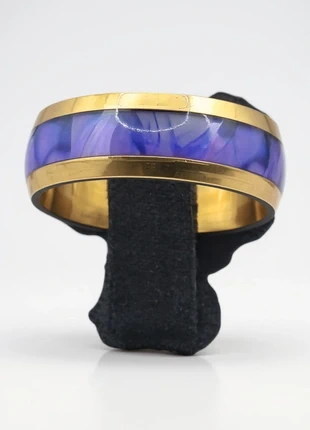 Anneau en acier inoxydable pour homme 8 mm en titane 304 avec quadrilatère violet "taille 11"-E2-5, marque: Titanium, état: Neuf sans étiquette, taille: 20,2 mm, 12,00 €, 13,30 € Protection acheteurs incluse