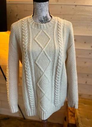 Pull m l xl Tricot oversize torsades Irlandais laine fait main vintage mixte, marke: Fabrication Artisanale, zustand: Sehr gut, größe: Einheitsgröße, 31,00 €, 33,25 € inklusive Vinted-Käuferschutz