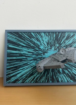 Support déco 3D Faucon Millenium – Hyperespace Star Wars, marke: Star Wars, zustand: Sehr gut, 12,00 €, 13,30 € beinhaltet Vinted-Käuferschutz Pro