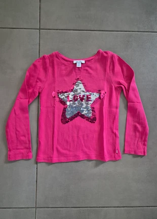 T shirt sequins taille 5 ans, brand: Okaïdi, condizioni: Buone, taglia: 5 anni / 110 cm, €1.50, €2.28 include la Protezione acquisti