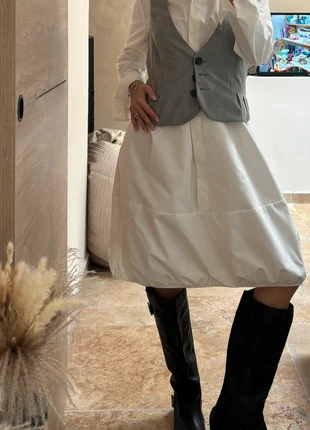 Robe-chemise oversize blanc, marke: Classique, zustand: Neu, größe: XL / 42 / 14, 15,00 €, 16,45 € beinhaltet Vinted-Käuferschutz Pro