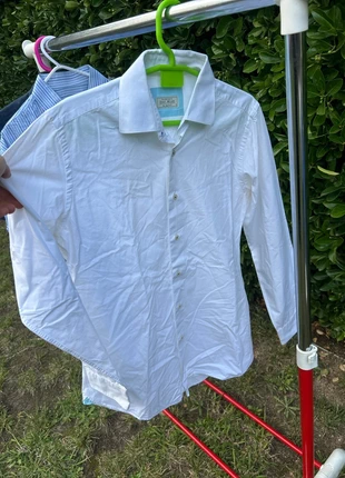 Camisa Easy Wear blanca ralla L blanca lisa, marca: Easy Wear, estado: Bom, tamanho: L, €2.00, €2.80 inclui Proteção do Comprador