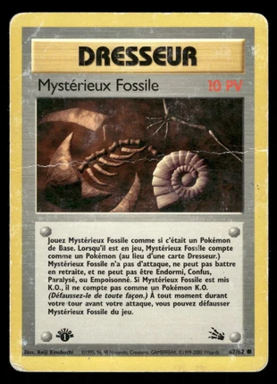 Carte Pokémon Mystérieux Fossile 62/62 Fossile Edition 1 Fr/Français Wizards, brand: Pokémon, condition: Satisfactory, €1.00, €1.75 includes Buyer Protection Pro