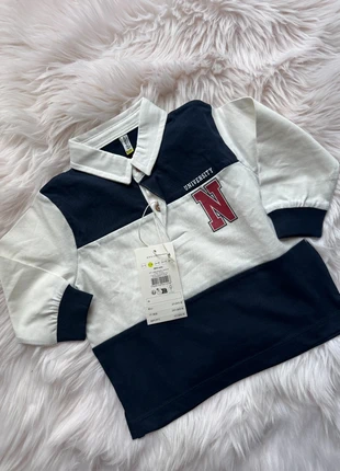 Polo com gola para bebé menino Losan Tamanho 9-12 meses, merk: Losan, staat: Heel goed, maat: 9-12 maanden / 74 cm, € 5,00, € 5,95 inclusief Kopersbescherming