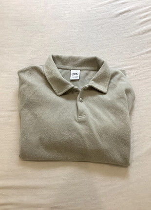Pull à col boutonné gris Zara, marque: Zara, état: Très bon état, taille: S, 15,00 €, 16,45 € Protection acheteurs incluse