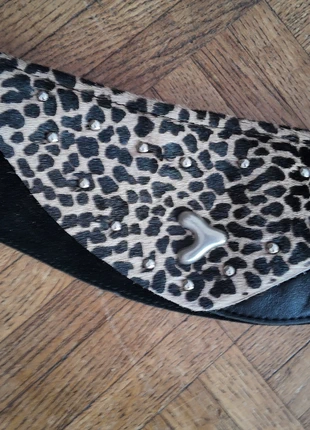 Banane ceinture en véritable peau de léopard, staat: Nieuw zonder prijskaartje, € 29,00, € 31,15 inclusief Kopersbescherming