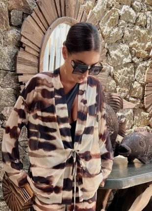 ZARA | Conjunto quimono e calças de tule, marca: Zara, estado: Novo sem etiquetas, tamanho: M / 38 / 10, €34.90, €37.35 inclui Proteção do Comprador