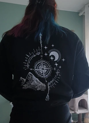 Pull Noir Imprimé, brand: Noir, condition: Very good, size: M / 38 / 10, €8.00, €9.10 includes Buyer Protection