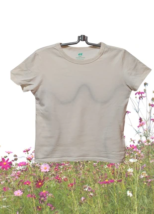 🌸 Camiseta Básica H&M de Algodón Orgánico Color Blanco Puro 🌸 (X1-13), marque: H&M, état: Très bon état, taille: S, 2,00 €, 2,80 € Protection acheteurs incluse