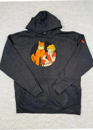 Sweat à capuche hoodie Annie & renard cartoon – Taille XL/1025-011, marca: Vintage Dressing, estado: Muito bom, tamanho: XL / 42 / 14, €12.00, €13.30 inclui Proteção do Comprador Pro