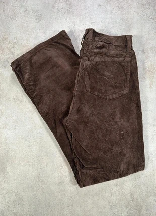Pantalon En Velours Côtelé / Corduroy mydj marron corduroy coupe droite taille 38, brand: Vintage Dressing, condizioni: Ottime, taglia: IT 38 | W29, €10.00, €11.20 include la Protezione acquisti Pro